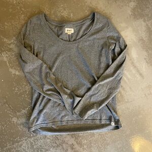 Pact Heather Gray Long Sleeve Tee